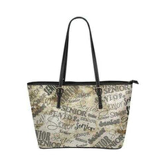Tote Bags, Senior Graphic Text Grunge Style Bag - purse-at-0105