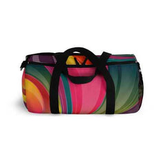Duffel Bags, Colorful Swirl Style Bag - purse-at-0105