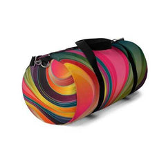Duffel Bags, Colorful Swirl Style Bag - purse-at-0105