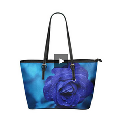 Tote Bags, Purple Stem Rose Style Bag - purse-at-0105