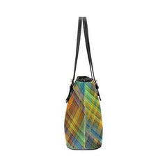 Geometric Grid Style Tote Shoulder Bag - purse-at-0105
