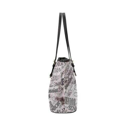 Senior Class Gray Gunge Style Tote Bag - purse-at-0105