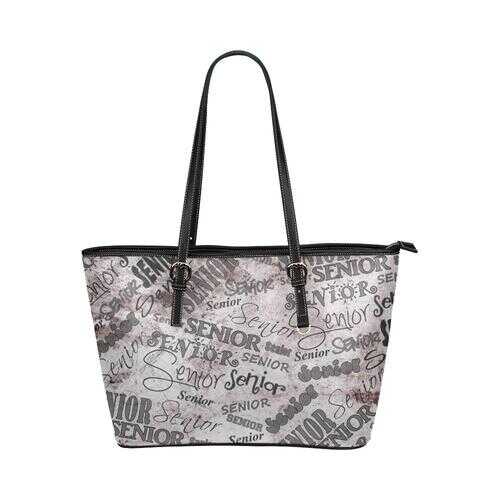 Senior Class Gray Gunge Style Tote Bag - purse-at-0105