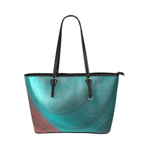 Gradient Style Sea Green Tote Bag - purse-at-0105
