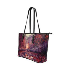 Red Radiant Forest Style Tote Bag - purse-at-0105