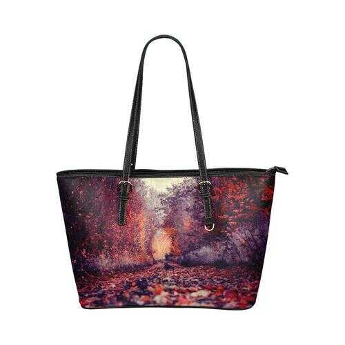 Red Radiant Forest Style Tote Bag - purse-at-0105