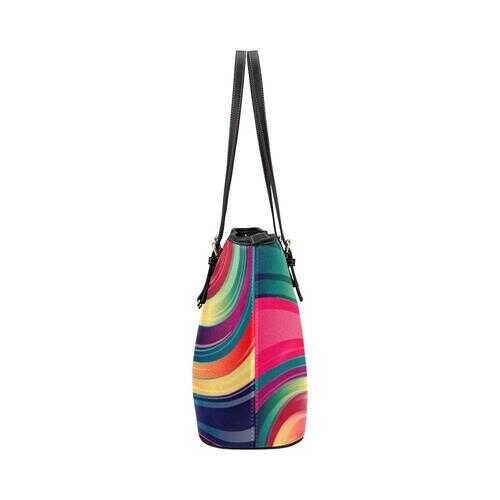 Tote Bags, Colorful Circular Swirl Style Bag - purse-at-0105