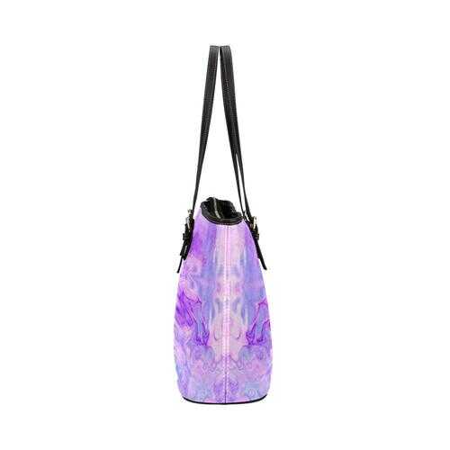 Tote Bags, Purple And Black Gradient Butterfly Style Leather Bag - purse-at-0105