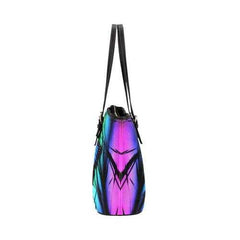 Tote Bags, Purple And Black Blue Butterfly Style Tote Bag - purse-at-0105