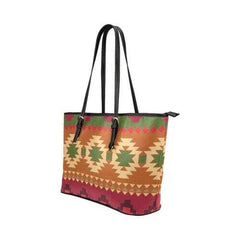 Tote Bags, Brown Geometric Style Bag - purse-at-0105