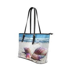 Beach And Sand Seashell Style Tote Shoulder Bag - purse-at-0105