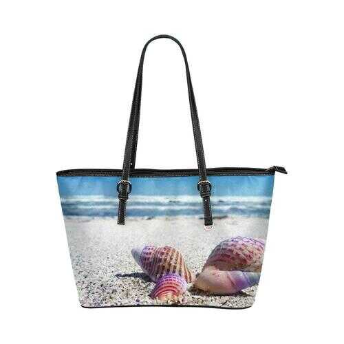 Beach And Sand Seashell Style Tote Shoulder Bag - purse-at-0105