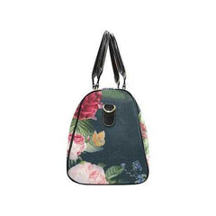 Travel Bags, Green Floral Style Adjustable Carry Bag - purse-at-0105