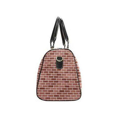 Travel Bags, Brick Red Style Adjustable Black Handle Bag - purse-at-0105