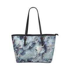 Tote Bags, Gray And White Marble Style Bag - purse-at-0105