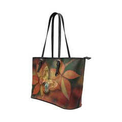 Tote Bags, Brown Butterfly Style Bag - purse-at-0105
