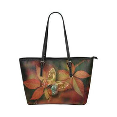 Tote Bags, Brown Butterfly Style Bag - purse-at-0105