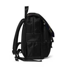 Backpacks, Black And Gold Love Graphic Style Backpack Bag - purse-at-0105