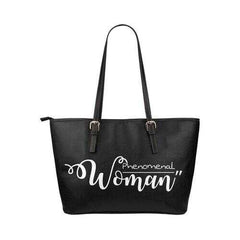 Phenomenal Woman Black Tote Bag - purse-at-0105