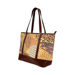 Tote Bags, Brown Autumn Style Large Tote Bag - purse-at-0105
