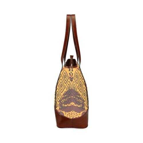 Tote Bags, Brown Autumn Style Large Tote Bag - purse-at-0105