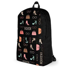 Backpacks, Fashion Me Fabulous Black Backpack Bag - purse-at-0105