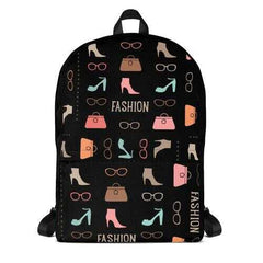 Backpacks, Fashion Me Fabulous Black Backpack Bag - purse-at-0105