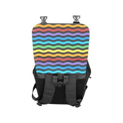 Backpacks, Rainbow Stripes Style Backpack Bag - purse-at-0105