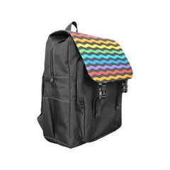 Backpacks, Rainbow Stripes Style Backpack Bag - purse-at-0105