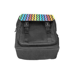 Backpacks, Vertical Rainbow Stripes Style Backpack Bag - purse-at-0105