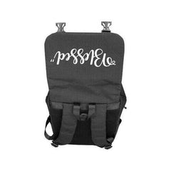 Backpacks, Blessed Graphic Text Black Backpack Bag - purse-at-0105