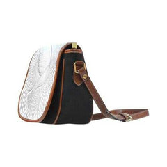 Crossbody Bags, White Dove Style Saddle Bag - purse-at-0105