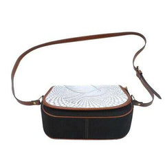 Crossbody Bags, White Dove Style Saddle Bag - purse-at-0105