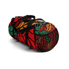 Duffel Bags, Red And Green Autumn Leaves Style Bag - purse-at-0105
