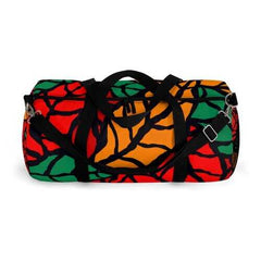Duffel Bags, Red And Green Autumn Leaves Style Bag - purse-at-0105