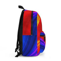 Backpacks, Colorful Fluid Swirl Style Backpack Bag - purse-at-0105