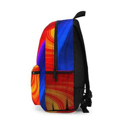 Backpacks, Colorful Fluid Swirl Style Backpack Bag - purse-at-0105