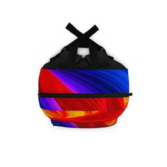 Backpacks, Colorful Fluid Swirl Style Backpack Bag - purse-at-0105