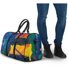 Colorful Abstract Paint Style Travel Bag - purse-at-0105