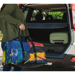 Colorful Abstract Paint Style Travel Bag - purse-at-0105