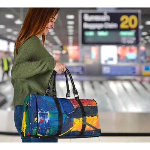 Colorful Abstract Paint Style Travel Bag - purse-at-0105