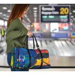 Colorful Abstract Paint Style Travel Bag - purse-at-0105
