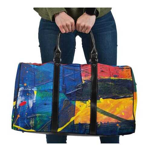 Colorful Abstract Paint Style Travel Bag - purse-at-0105