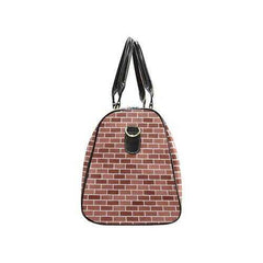 Travel Bags, Brick Red Style Adjustable Black Handle Zip Close Bag - purse-at-0105