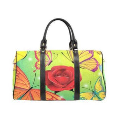 Colorful Vibrant Rose Style Travel Bag - purse-at-0105