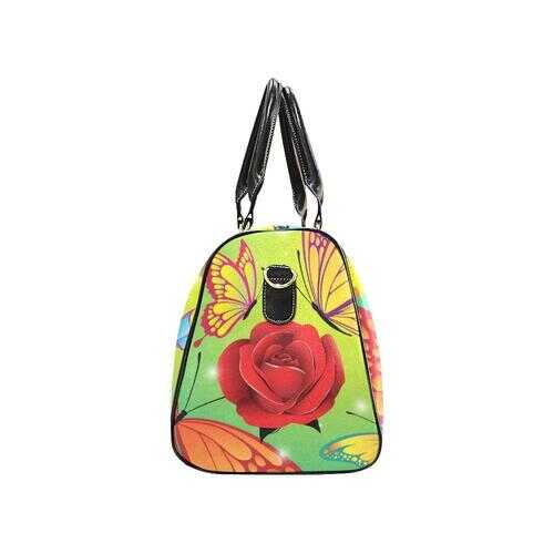 Colorful Vibrant Rose Style Travel Bag - purse-at-0105