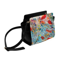 Crossbody Bags, Multicolor Paint Splatter Style Bag - purse-at-0105