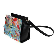 Crossbody Bags, Multicolor Paint Splatter Style Bag - purse-at-0105