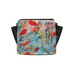 Crossbody Bags, Multicolor Paint Splatter Style Bag - purse-at-0105