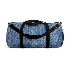 Duffel Bags, Deep Blue Denim Style Bag - purse-at-0105